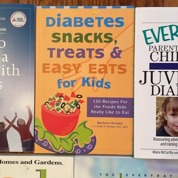 Lot of 5 books related to Diabetes information / cookbook Type One Juvenile - Picture 5 of 12